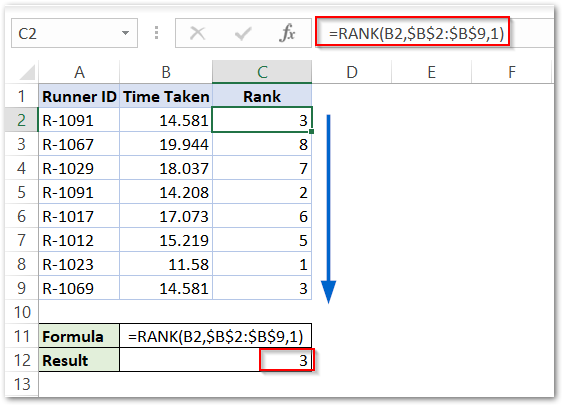 color-ranking-in-excel-how-to-use-the-rank-function