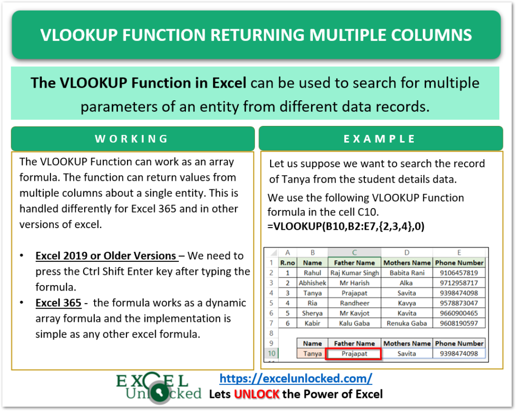 vlookup-function-returning-multiple-values-excel-unlocked