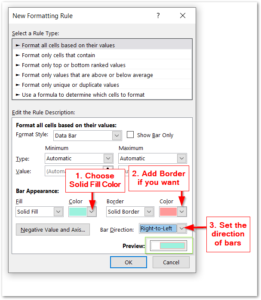 Data Bars in Excel - Add and Customize - Excel Unlocked