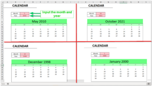 Make A Calendar Using The Sequence Function Excel Unlocked Make A Calendar Using The Sequence Function Excel Unlocked