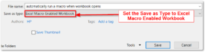 Run a Macro when Workbook is Opened - Excel Unlocked