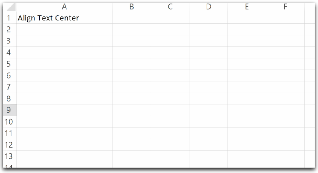 horizontal align center active cell using VBA