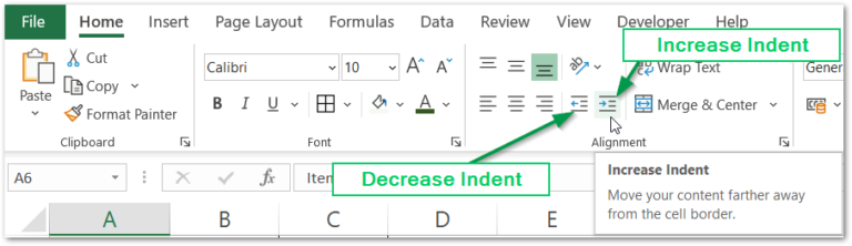 how-to-indent-in-excel-vba-excel-unlocked