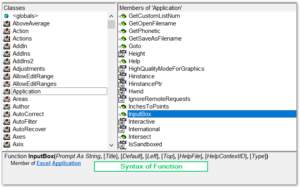 Object Browser in VBA - Excel Unlocked