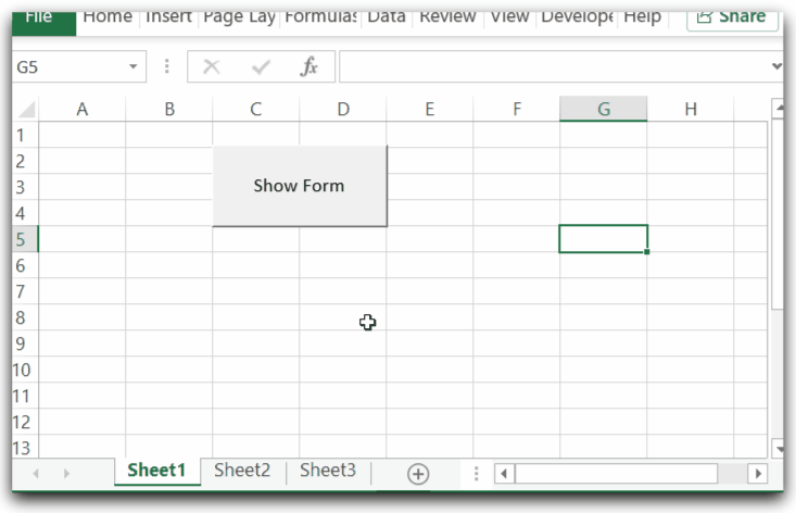 VBA project hide gridlines